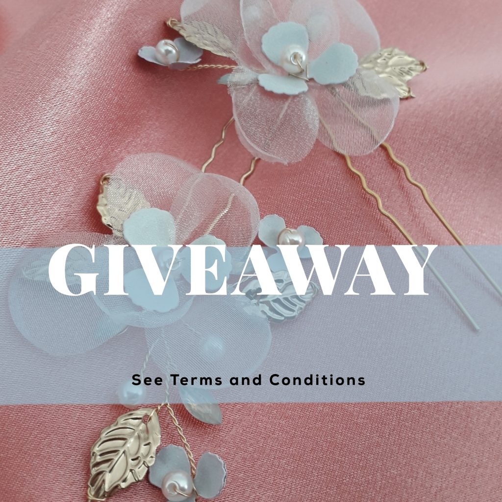 Giveaway competition bridal hairpins