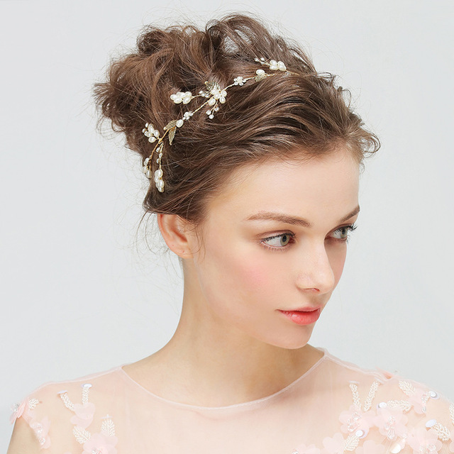 Bridal Hair style - The mono braid - Handmade Bridal Headpiece and Hairpins