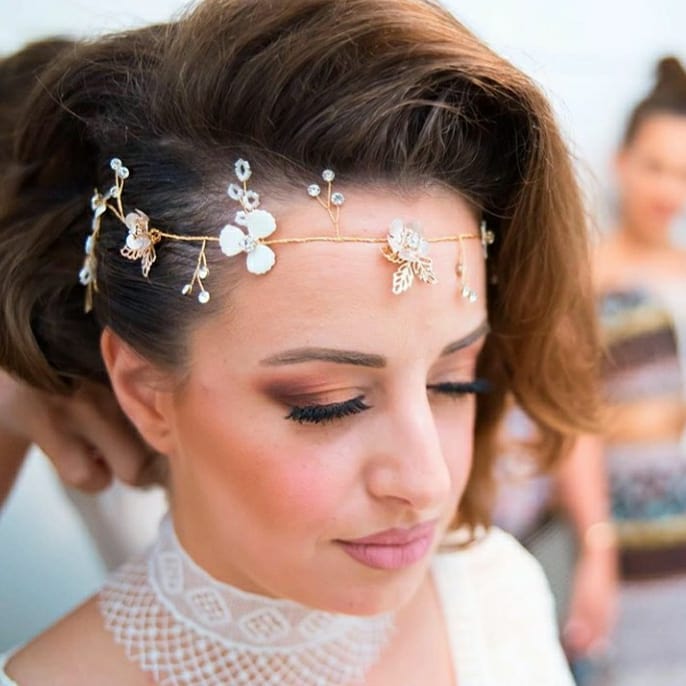 Real bride real wedding - Handmade Bridal Hairband